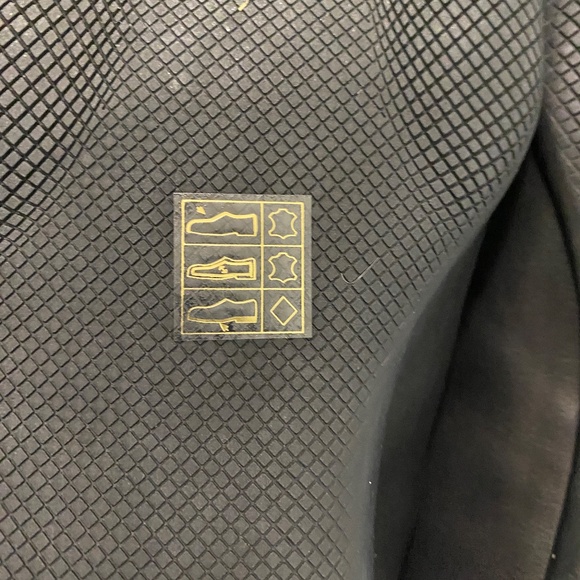 Prada Black Leather Rubber Sole Loafers Size 11 - Picture 11 of 14